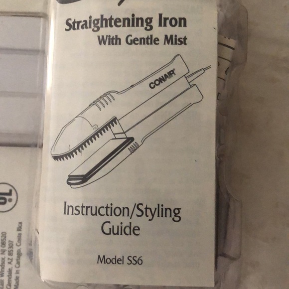 NWT - CONAIR - Straight Styles Straightening Iron - Picture 3 of 3
